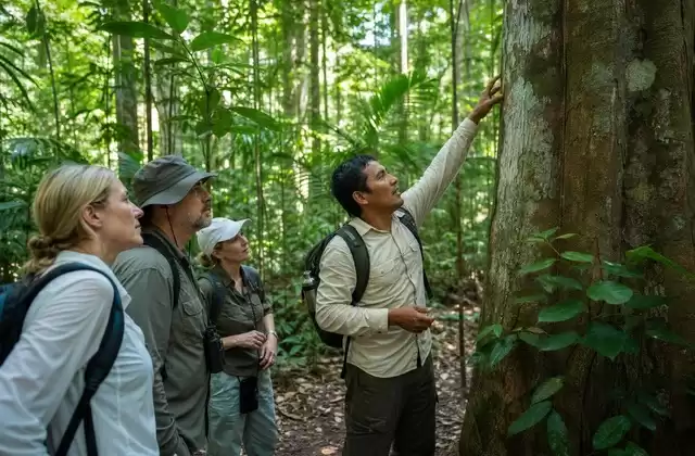 Paseo por la selva con guía naturalista