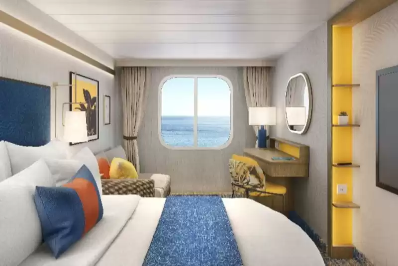 Cabina con vista al mar