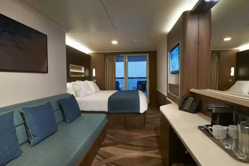 Cabina con balcón grande